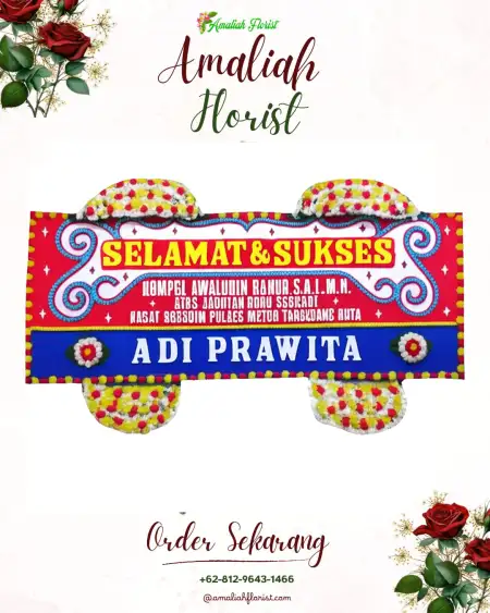 Papan Bunga Ucapan Selamat Cileuya